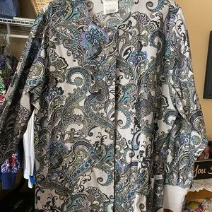 Scrub jacket paisley XL